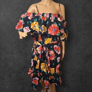 Who What Wear Multicolor Floral Dress NWOT SZ 3X